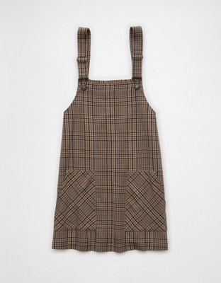 Женские платья American Eagle AE Plaid Pinafore Dress — фото 3