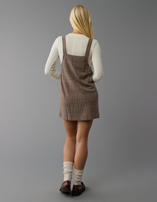 Женские платья American Eagle AE Plaid Pinafore Dress — фото 2