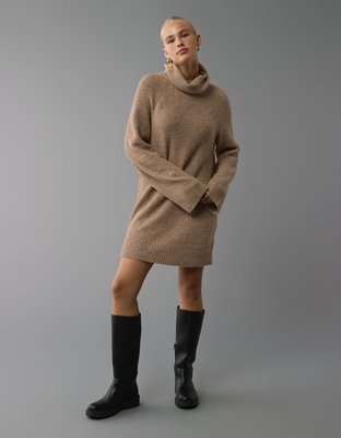Женские платья American Eagle AE Turtleneck Sweater Mini Dress — фото 3