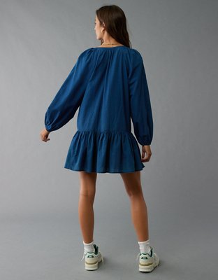 AE Drop Waist Shirt Mini Dress