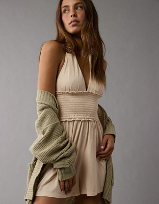 American Eagle AE Smocked Halter Romper — фото 5