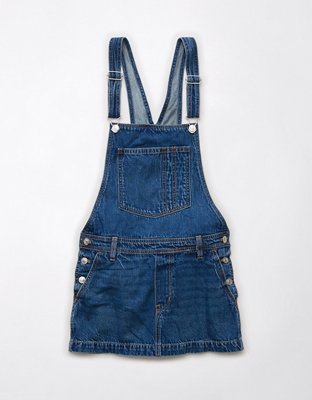 AE Denim Skirt Overall