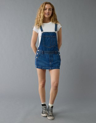 Denim Overall Dress Women Skirtall Overalls Womens Denim Skirtall