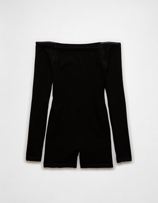 AE Off-The-Shoulder Seamless Lounge Romper