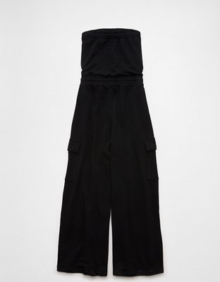 AE Strapless Tube Top Cargo Jumpsuit
