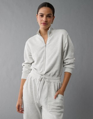 AE Collared Terry Jumpsuit