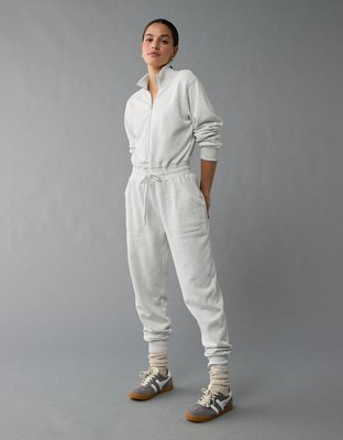 AE Collared Terry Jumpsuit