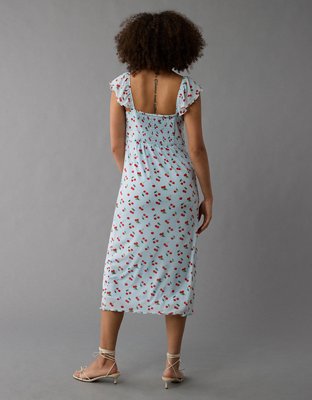 AE Cap Sleeve Sweetheart Midi Dress