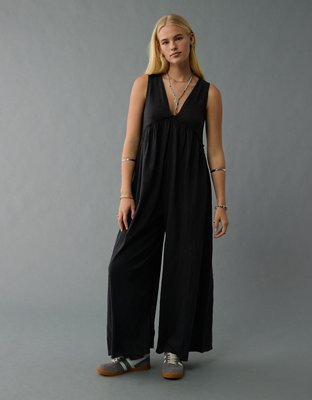 AE Sunchaser Knit Smocked Bodice Midi Dress | American Eagle