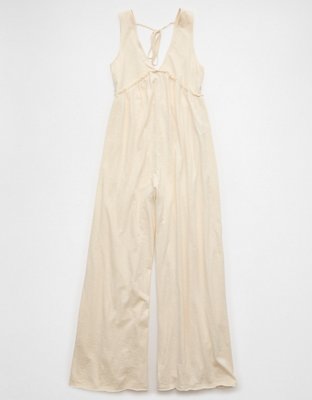 AE Sunchaser Knit V-Neck Jumpsuit | American Eagle