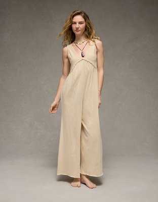 AE Sunchaser Knit V-Neck Jumpsuit from American Eagle - $44.96