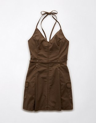 AE Halter Cargo Mini Dress