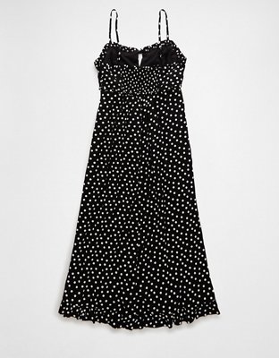 AE Polka Dot Midi Slip Dress