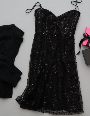 AE Sequin Mini Slip Dress