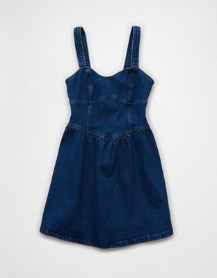 AE Denim Sweetheart Mini Dress