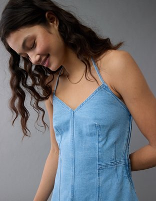AE Romper Halter de Denim