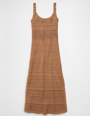 AE Bodycon Crochet Maxi Dress