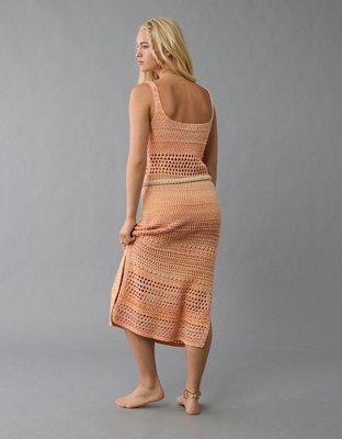 AE Bodycon Crochet Maxi Dress