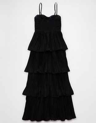 AE Tiered Pleated Maxi Dress