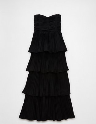 AE Tiered Pleated Maxi Dress
