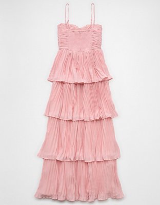 AE Tiered Pleated Maxi Dress