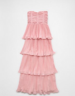 AE Tiered Pleated Maxi Dress