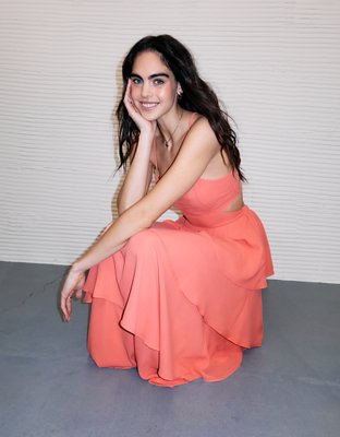 AE Cut-Out Tiered Maxi Dress