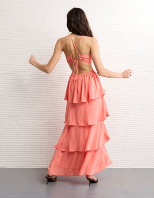 AE Cut-Out Tiered Maxi Dress