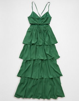 AE Cut-Out Tiered Maxi Dress