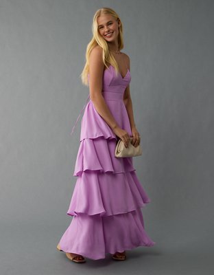 AE Cut-Out Tiered Maxi Dress