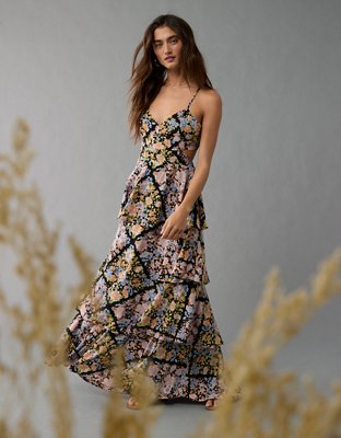 AE Cut-Out Tiered Maxi Dress