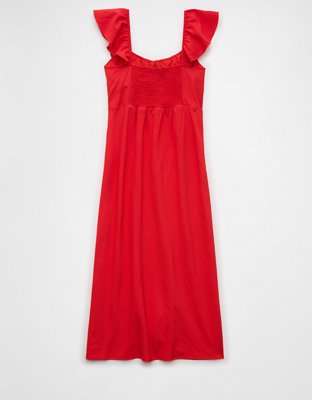 AE Cap Sleeve Sweetheart Midi Dress