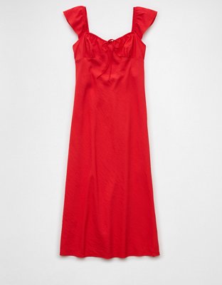 AE Cap Sleeve Sweetheart Midi Dress