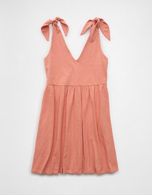 AE Sunchaser Knit Tie Shoulder Mini Dress