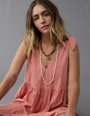 Minirobe en tricot à épaules nouées Vive le soleil AE