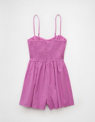 AE Smocked Square Neck Romper