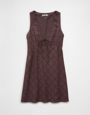 ae scoop neck mini slip dress AE Tie Front Mini Slip Dress