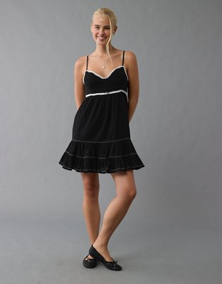 AE Crochet Babydoll Mini Dress
