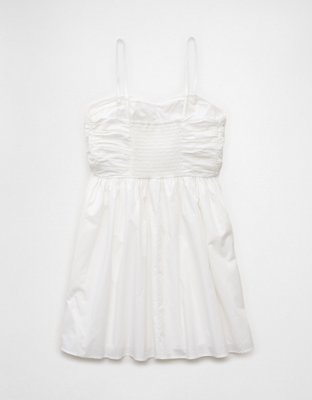 AE Ruched Pleated Mini Dress