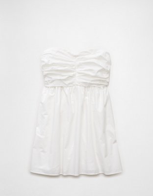 AE Ruched Pleated Mini Dress