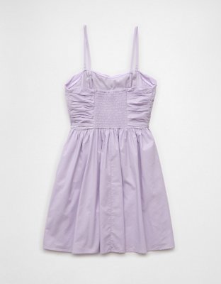 AE Ruched Pleated Mini Dress