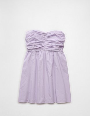 AE Ruched Pleated Mini Dress