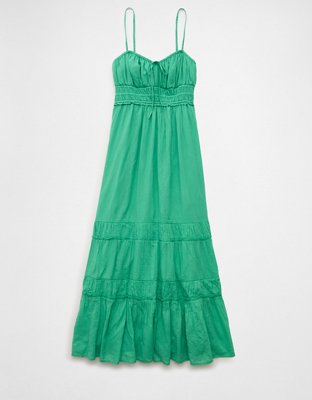 AE Sweetheart Tie Front Midi Dress