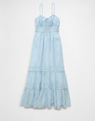AE Sweetheart Tie Front Midi Dress