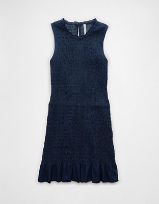 AE Smocked Bodycon Mini Dress