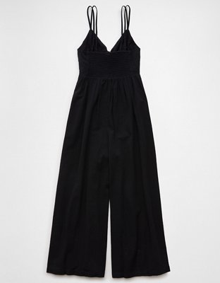 AE V-Neck Wide-Leg Jumpsuit