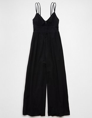 AE V-Neck Wide-Leg Jumpsuit