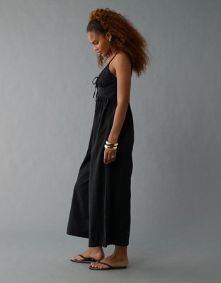 AE V-Neck Wide-Leg Jumpsuit