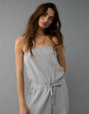 AE Strapless Tube Top Cargo Jumpsuit