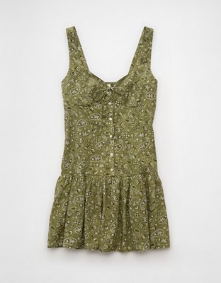 Minirobe de style corset à taille basse AE